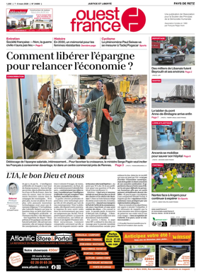 Cover of Ouest France (Pornic / Pays de Retz)