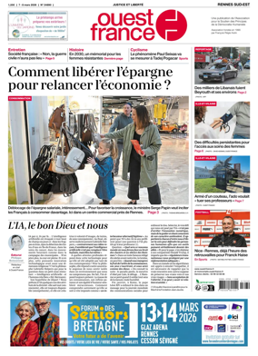 Cover of Ouest-France (Rennes Sud-Est)