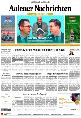 Cover of Aalener Nachrichten
