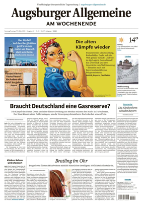 Cover of Augsburger Allgemeine (Ausgabe Stadt)