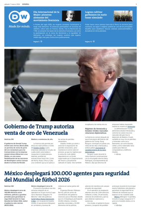 Cover of Deutsche Welle (Spanish edition)