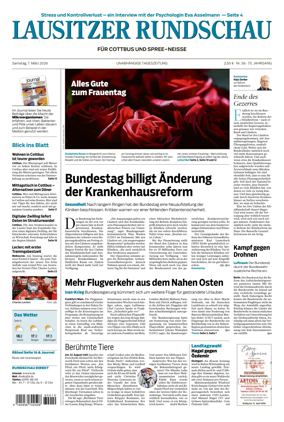 Cover of Lausitzer Rundschau