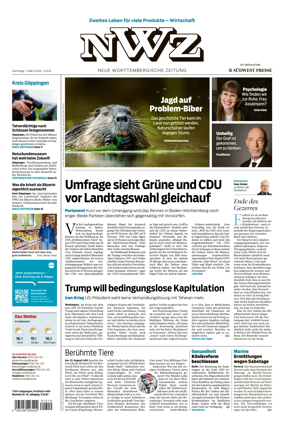 Cover of NWZ – Neue Wurttembergische Zeitung