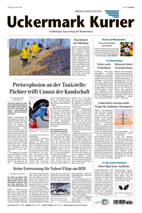 Cover of Prenzlauer Zeitung