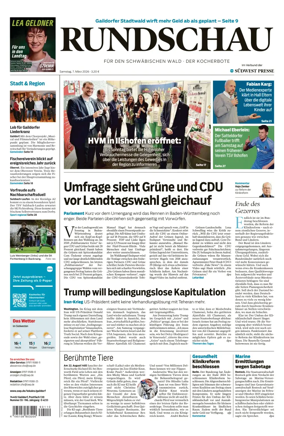 Cover of Rundschau fur den Schwabischen Wald – Der Kocherbote