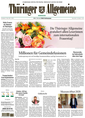 Cover of Thuringer Allgemeine (Nordhausen)