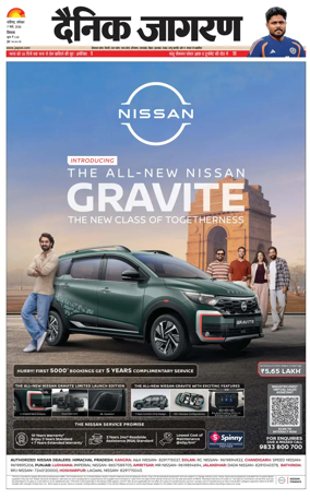 Cover of Dainik Jagran - Shimla