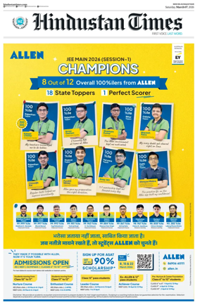 Cover of Hindustan Times ST (Jaipur)