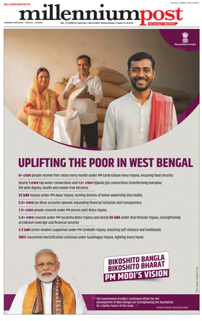 Cover of Millennium Post (Kolkata)