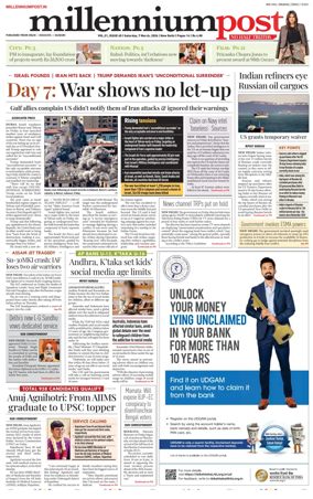 Cover of Millennium Post