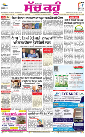 Cover of Sach Kahoon Punjabi