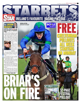 Cover of Irish Daily Star - Starbets