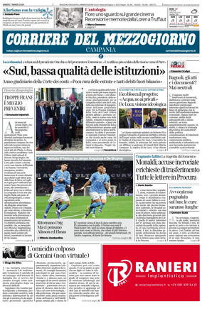 Cover of Corriere del Mezzogiorno (Campania)
