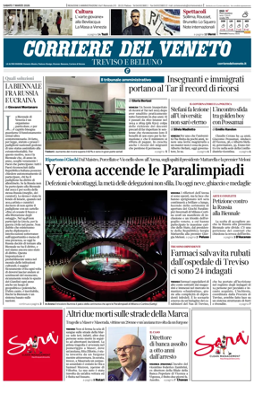 Cover of Corriere del Veneto (Treviso e Belluno)