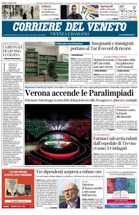 Cover of Corriere del Veneto (Vicenza e Bassano)