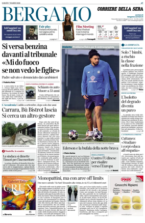 Cover of Corriere della Sera (Bergamo)