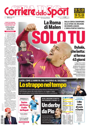 Cover of Corriere dello Sport (Roma)