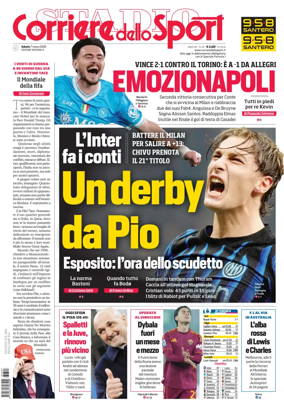 Cover of Corriere dello Sport