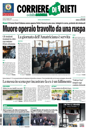 Cover of Corriere di Rieti