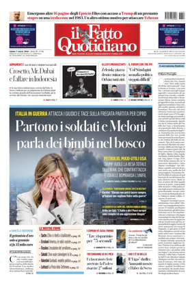 Cover of Il Fatto Quotidiano