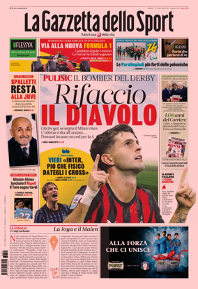 Cover of La Gazzetta dello Sport - Milano