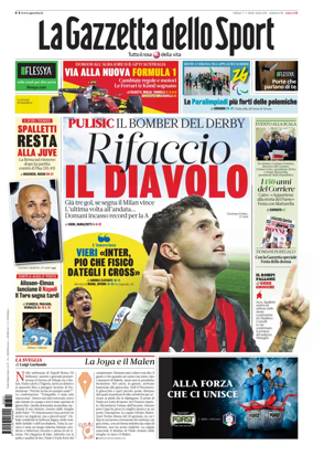 Cover of La Gazzetta dello Sport - Roma