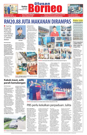Cover of Utusan Borneo (Sabah)