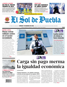 Cover of El Sol de Puebla