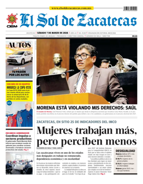 Cover of El Sol de Zacatecas