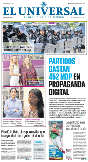 Cover of El Universal