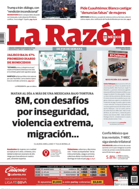 Cover of La Razon de Mexico