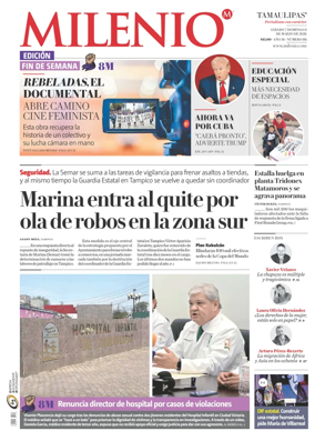Cover of Milenio Tamaulipas