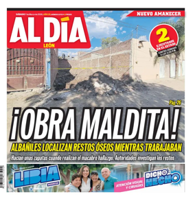 Cover of Periodico Al Dia (Leon)