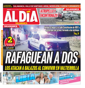 Cover of Periodico Al Dia (Salamanca)