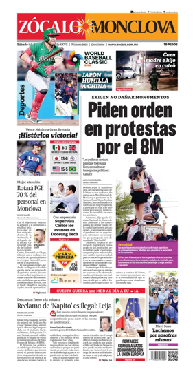 Cover of Zocalo Monclova