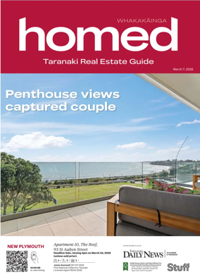 Cover of Homed Taranaki Daily News