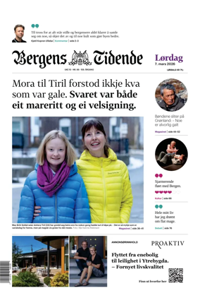 Cover of Bergens Tidende