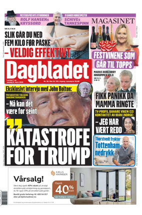 Cover of Dagbladet