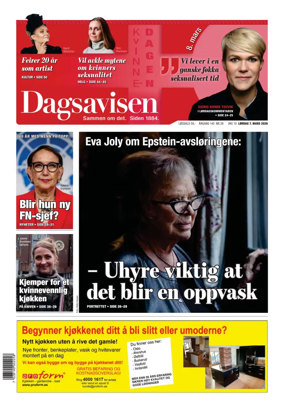 Cover of Dagsavisen