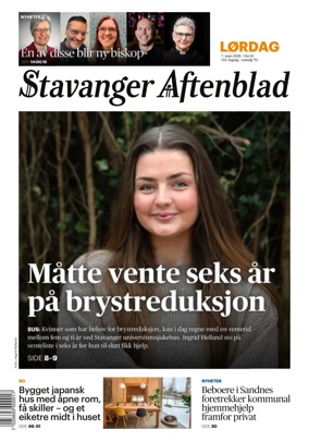 Cover of Stavanger Aftenblad