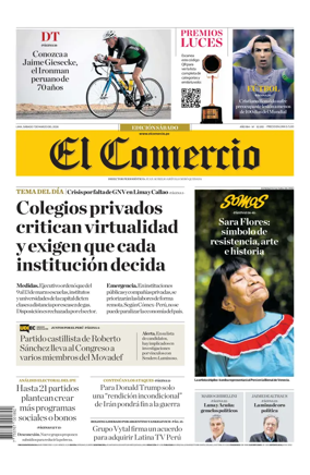 Cover of Diario El Comercio