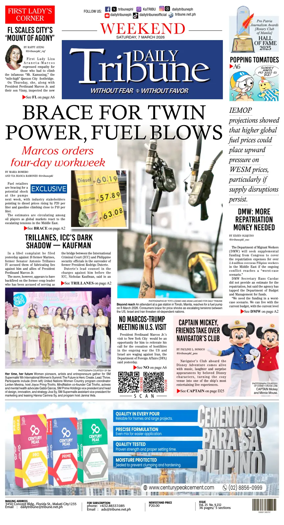 Cover of Daily Tribune (Philippines)