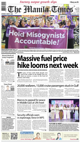 Cover of The Manila Times