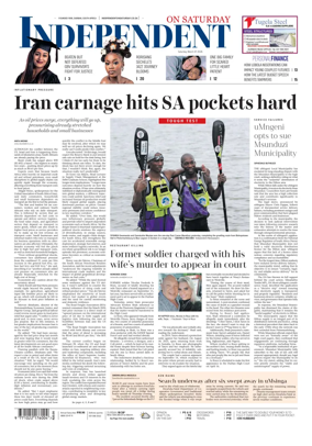 Cover of The Independent on Saturday