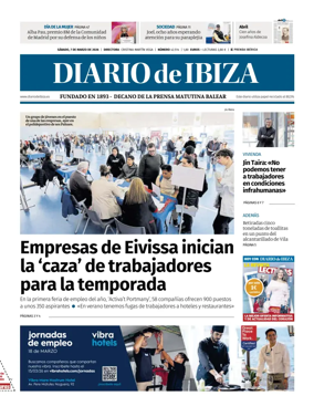 Cover of Diario de Ibiza