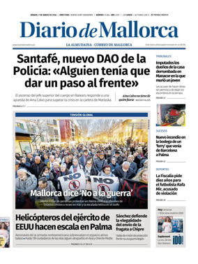 Cover of Diario de Mallorca