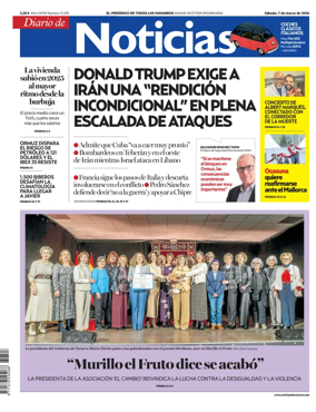 Cover of Diario de Noticias (Spain)