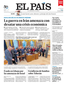 Cover of EL PAIS primera edicion