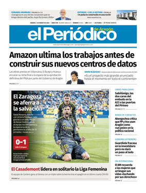 Cover of El Periodico Aragon