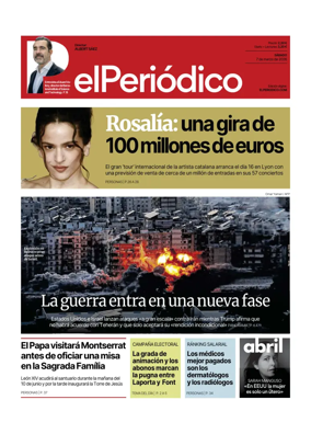 Cover of El Periodico - Castellano